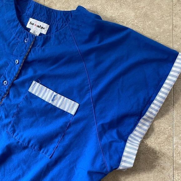 Vintage Bon Magique Popover Pocket Shirt 22W Plus - Picture 5 of 8